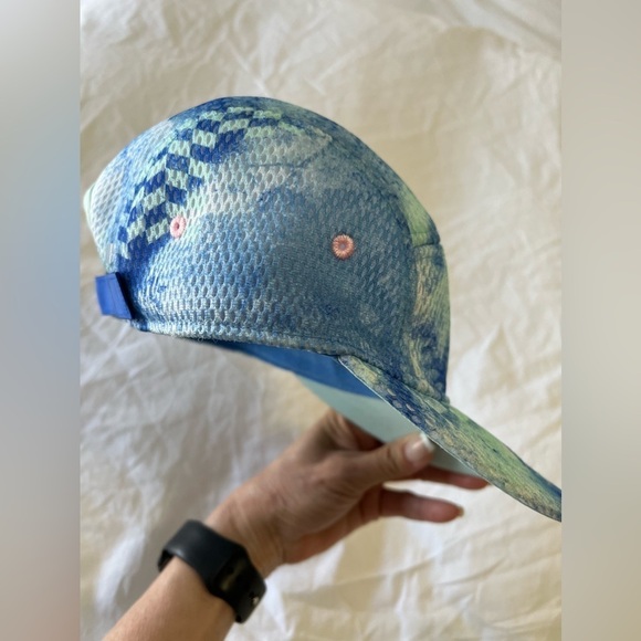 Ivivva Lululemon Adjustable Back Cap Hat Blue Tennis Sports - Picture 4 of 8